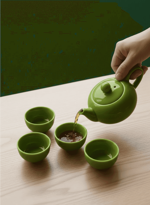 4 Cangkir Teh + 1 Teko Classic